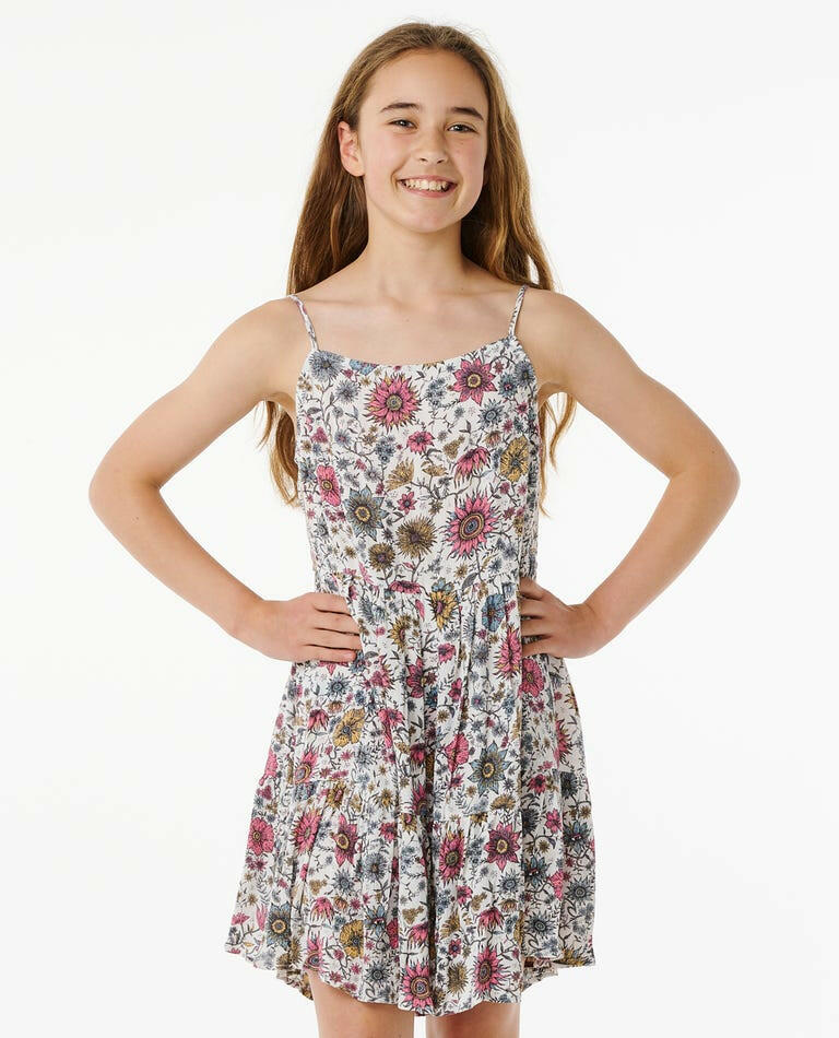 FLORAL HEAT DRESS -GIRL