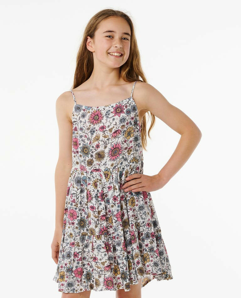 FLORAL HEAT DRESS -GIRL