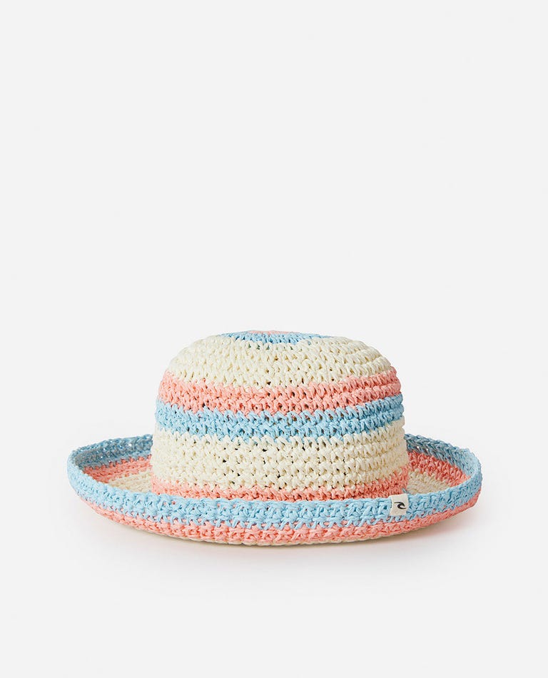 Rip Curl - Chapéu de Criança - SUN STRIPE CROCHET HAT-GIRL - Wavesensations - Online Surf Shop