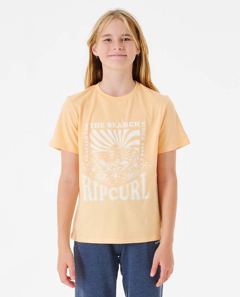 Rip Curl - T-shirt de Criança - TROPICAL SUNSET TEE - GIRL - Wavesensations - Online Surf Shop