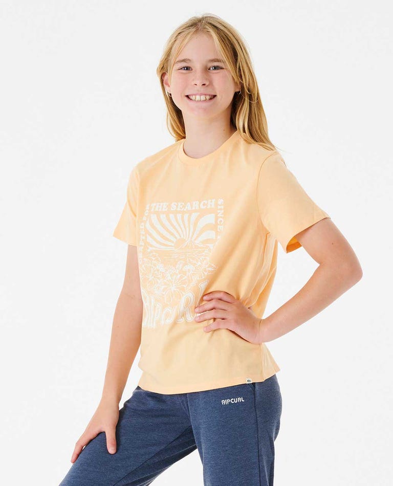 Rip Curl - T-shirt de Criança - TROPICAL SUNSET TEE - GIRL - Wavesensations - Online Surf Shop