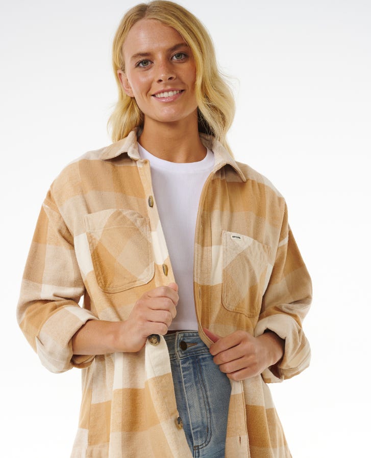 Rip Curl - Camisa de Mulher - LA ISLA FLANNEL SHIRT - Wavesensations - Online Surf Shop