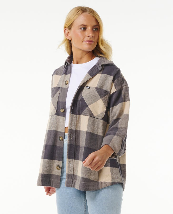 Rip Curl - Camisa de Mulher - LA ISLA FLANNEL SHIRT - Wavesensations - Online Surf Shop