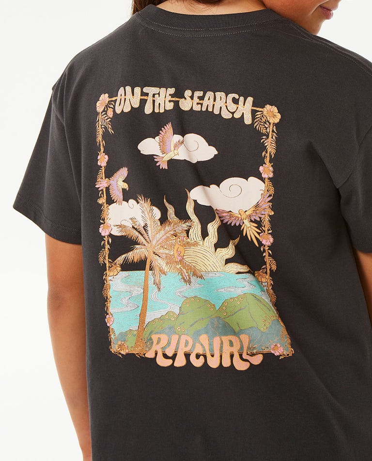 Rip Curl - T-shirt de Criança - TROPIC SEARCH TEE-GIRL - Wavesensations - Online Surf Shop