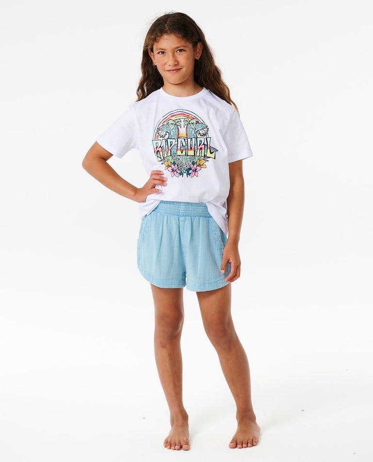 Rip Curl - T-shirt de Criança - BLOCK PARTY TEE-GIRL - Wavesensations - Online Surf Shop