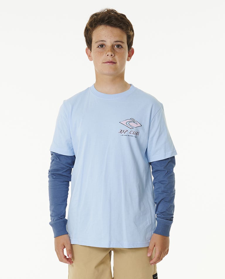 RIP CURL -  PURE SURF LS 2 IN 1 TEE­ BOY-Rip Curl