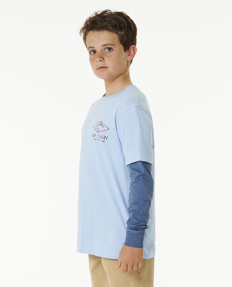 RIP CURL -  PURE SURF LS 2 IN 1 TEE­ BOY-Rip Curl