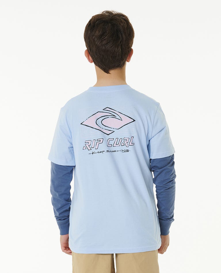 RIP CURL -  PURE SURF LS 2 IN 1 TEE­ BOY-Rip Curl