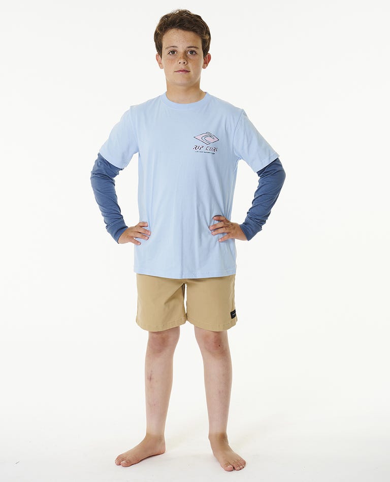 RIP CURL -  PURE SURF LS 2 IN 1 TEE­ BOY-Rip Curl