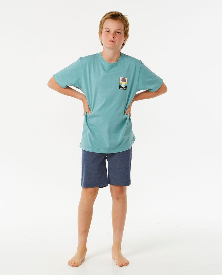 SURF REVIVIAL PEAKING TEE-BOY-Rip Curl