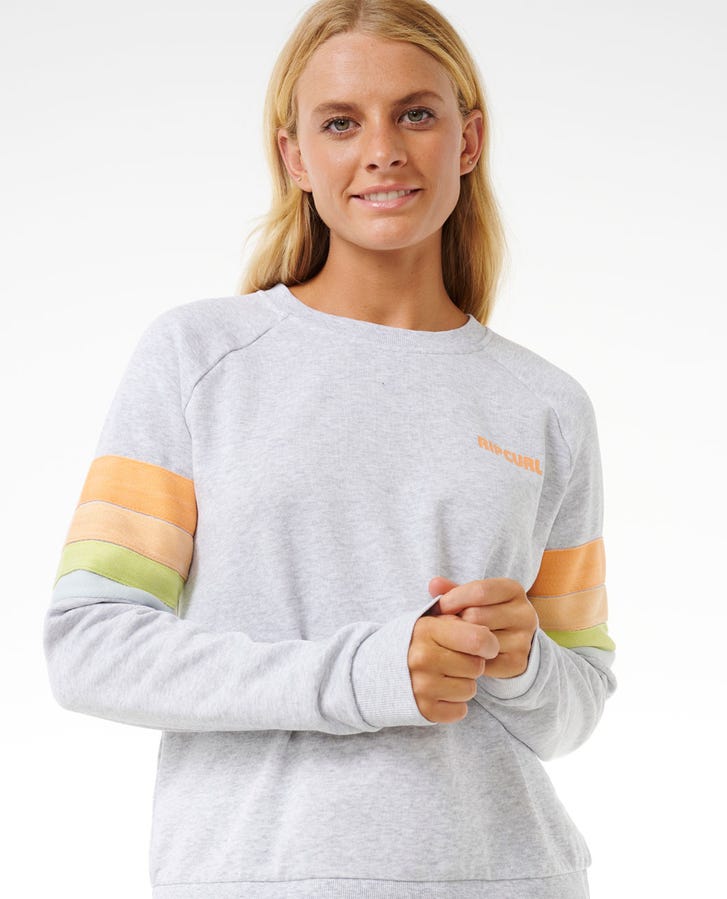 Rip Curl - Blusa de Mulher - HIGH TIDE SURF RAGLAN CREW - Wavesensations - Online Surf Shop