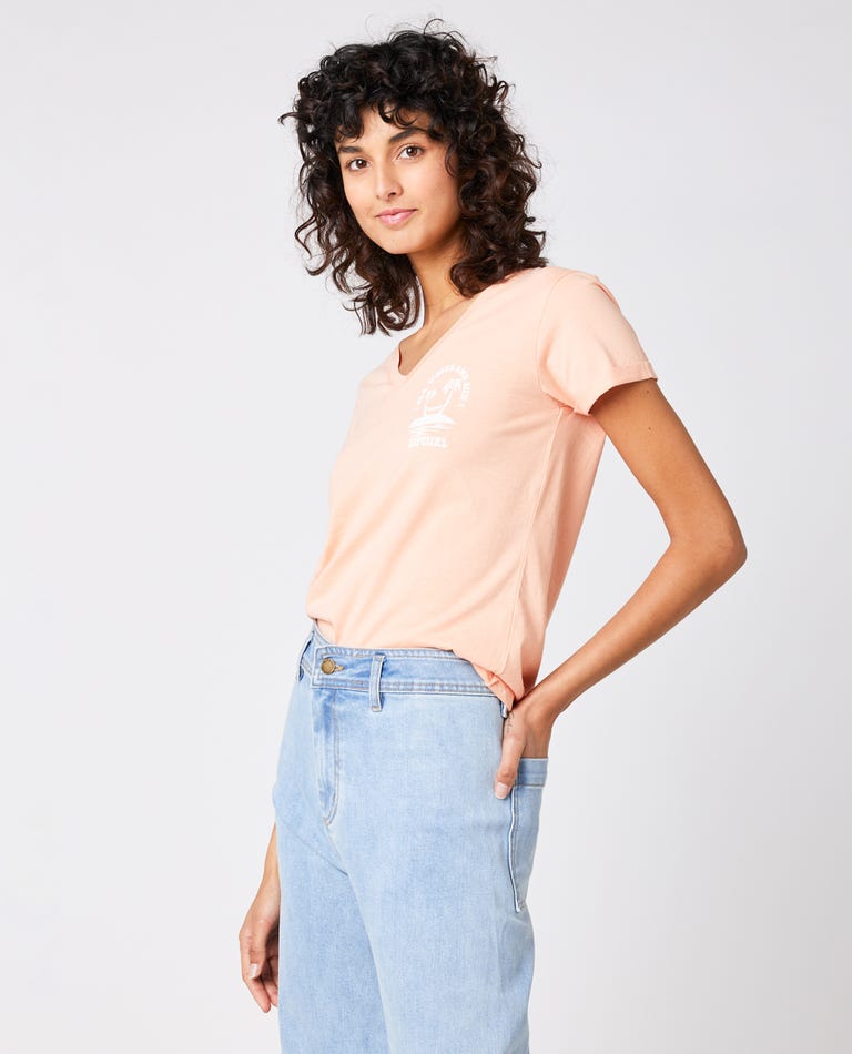 RE-ENTRY V NECK TEE