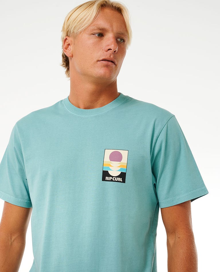 Rip Curl - T-shirt de Homem - SURF REVIVIAL PEAKING TEE - Wavesensations - Online Surf Shop