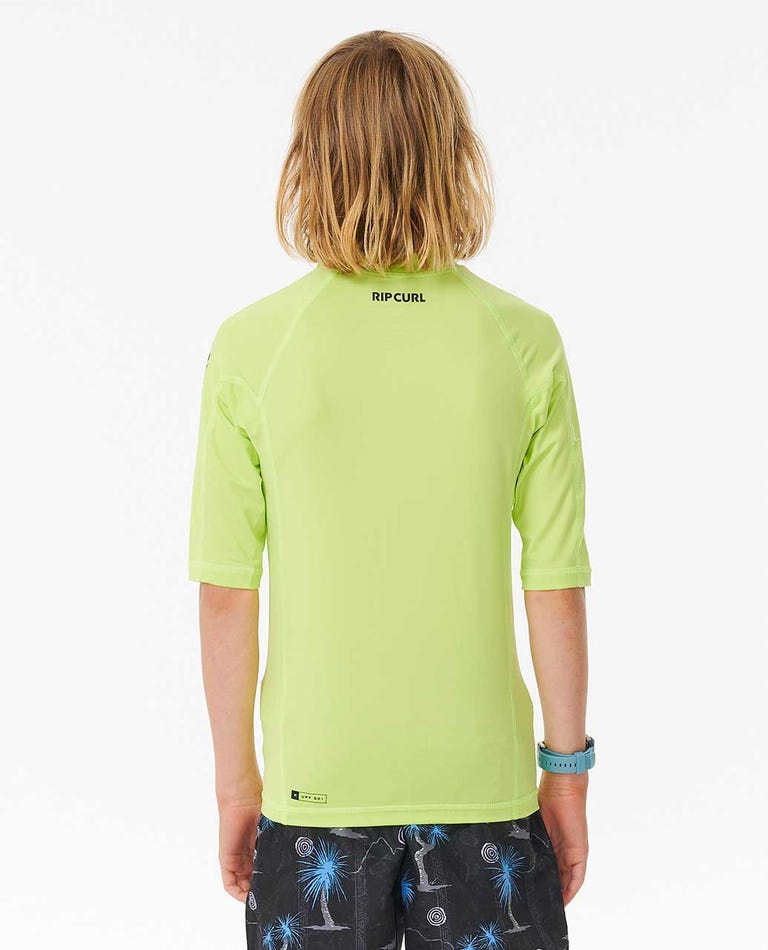 Rip Curl - Licra de Criança - BRAND WAVE UPF S/S-BOY - Wavesensations - Online Surf Shop