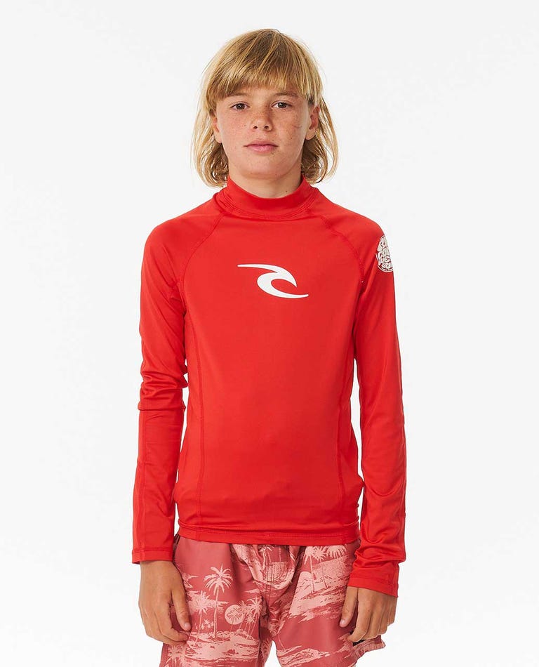 Rip Curl - Licra de Criança - BRAND WAVE UPF L/S-BOY - Wavesensations - Online Surf Shop