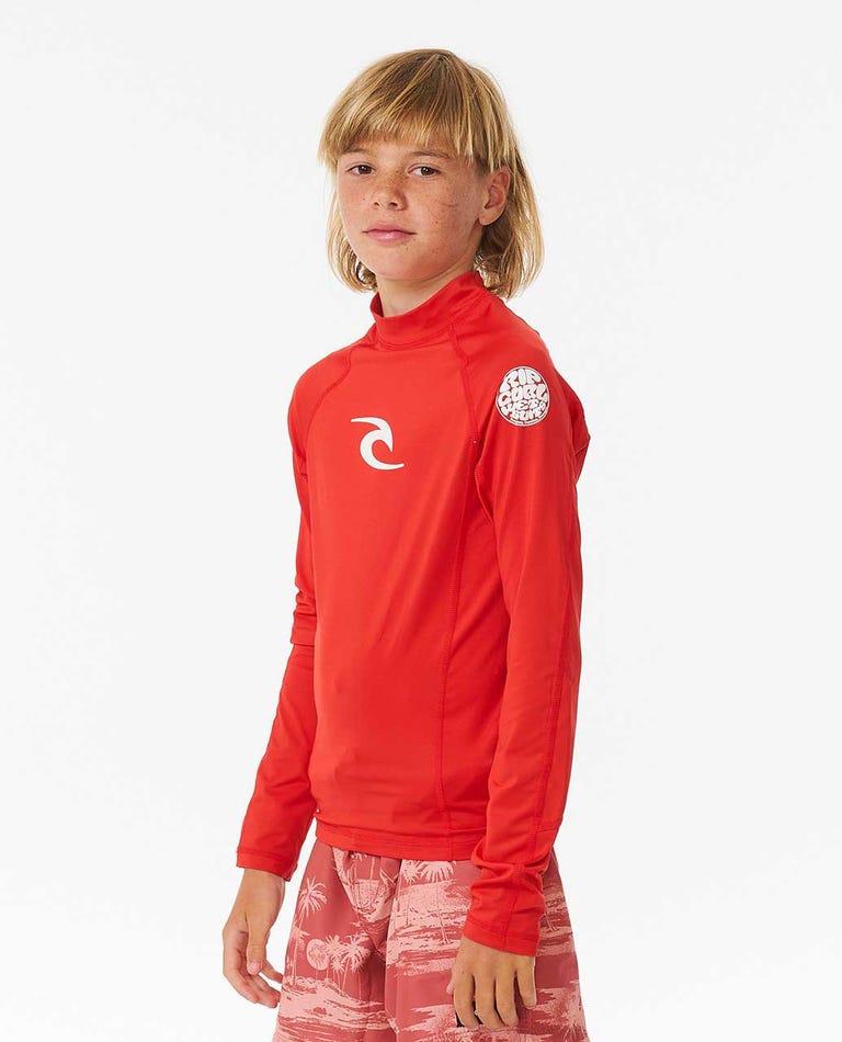 Licra Rip Curl BRAND WAVE UPF L/S-BOY 