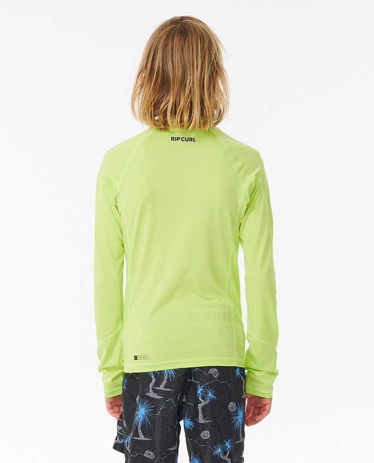 Licra Rip Curl BRAND WAVE UPF L/S-BOY 