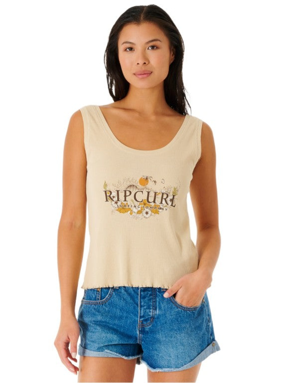 RIP CURL - OCEANS TOGETHER RIBBED TANK-Rip Curl