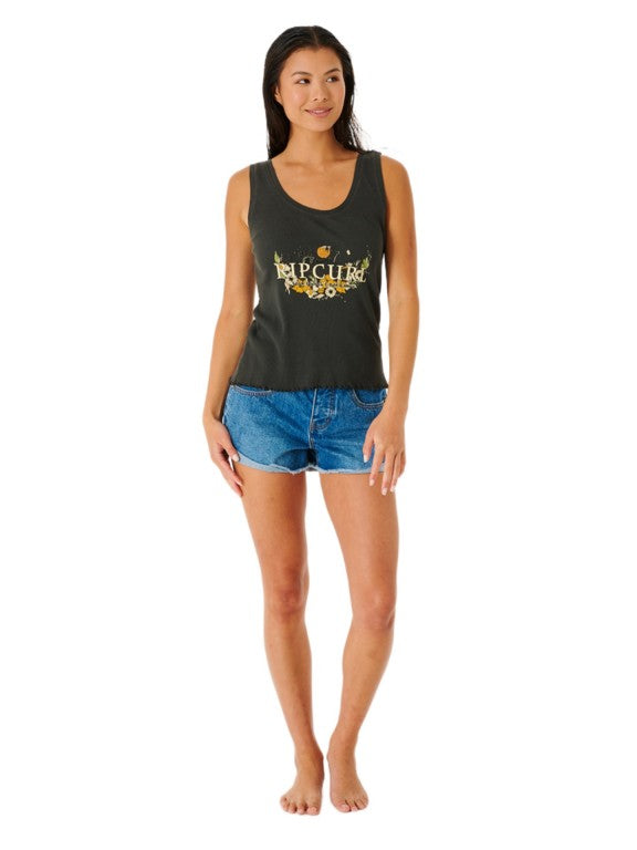 RIP CURL - OCEANS TOGETHER RIBBED TANK-Rip Curl