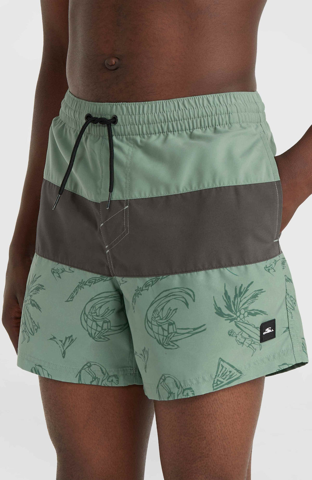 Calções de Banho ONEILL MIX & MATCH CALI BLOCK 15´´ SWIM SHORTS 