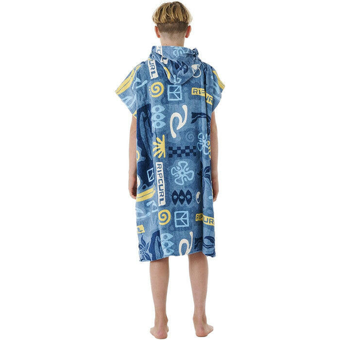 Poncho Rip Curl BOY  HOODED PRINT TOWEL 