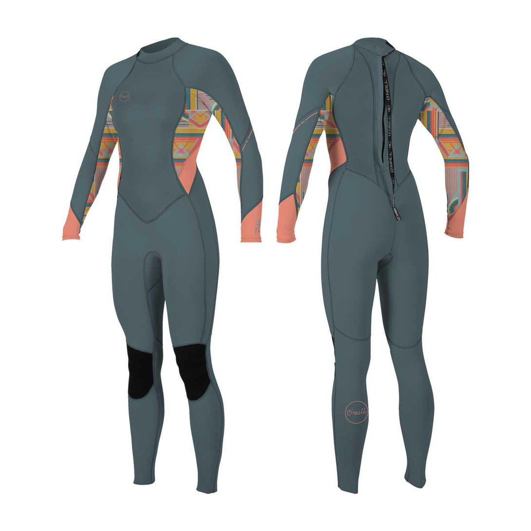 Fato de Surf ONEILL WMS BAHIA 3/2 BACK ZIP FULL 