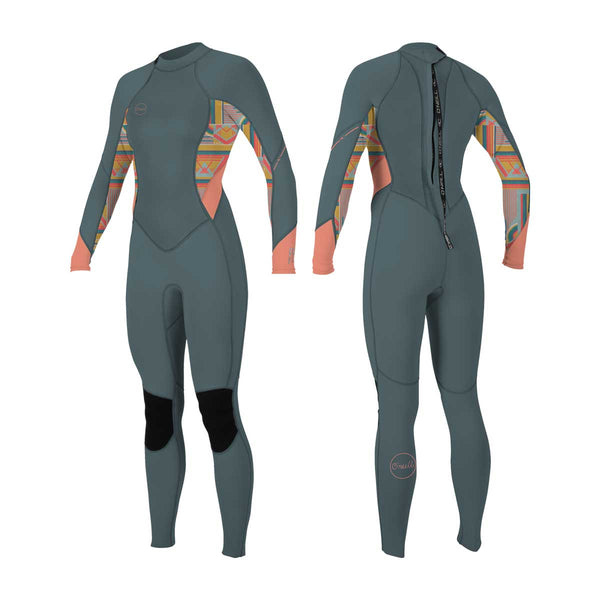 Fato de Surf ONEILL WMS BAHIA 3/2 BACK ZIP FULL 