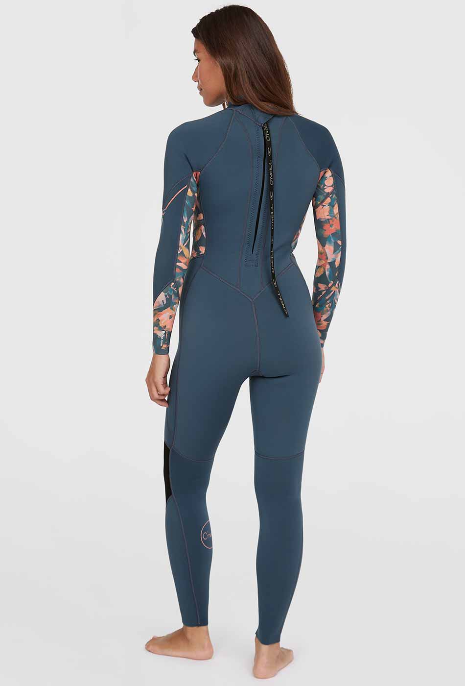 Fato de Surf ONEILL WMS BAHIA 3/2 BACK ZIP FULL 