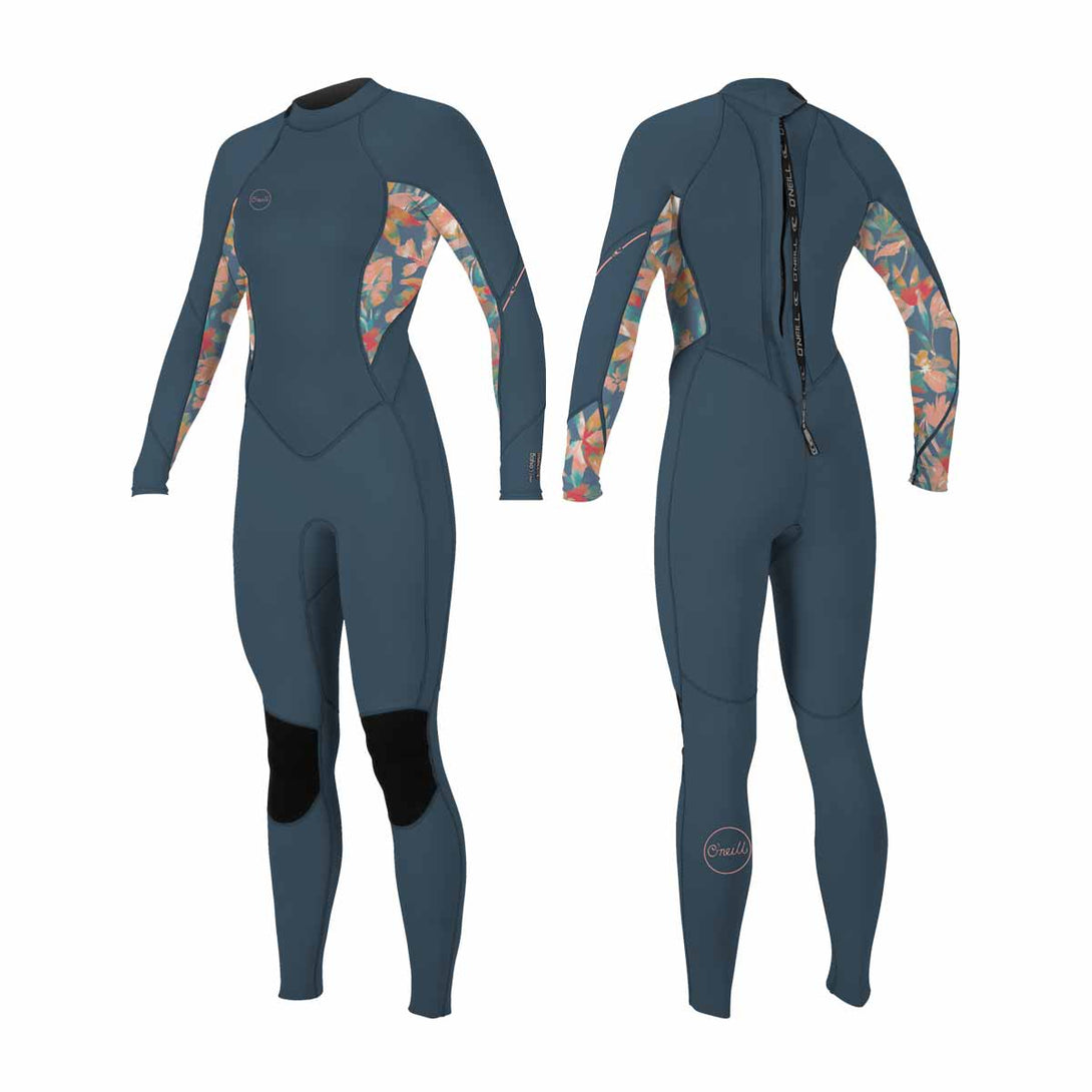 Fato de Surf ONEILL WMS BAHIA 3/2 BACK ZIP FULL 