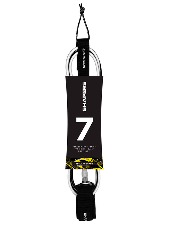 Leash SHAPERS 7'0 Regular  Black/White Leash 