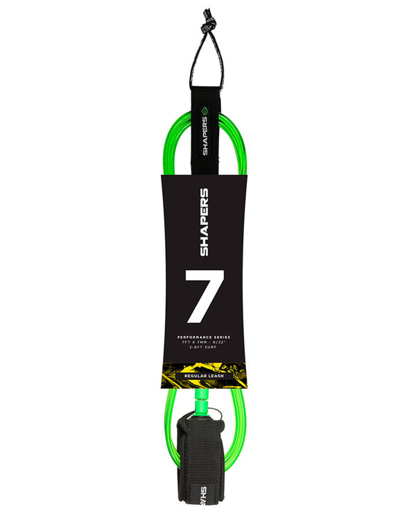 Leash SHAPERS 7'0 Regular  Green Leash 