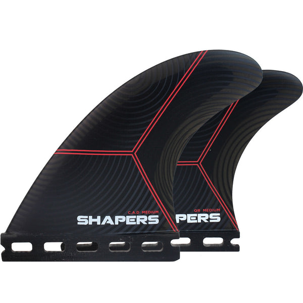 Fins SHAPERS C.A.D. Airlite Medium Quad Fins - Single tab 