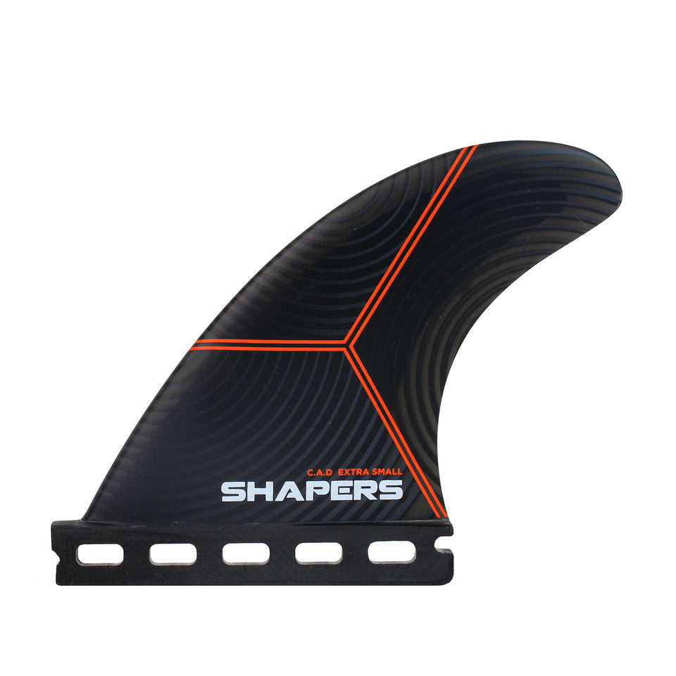 Fins SHAPERS C.A.D. Airlite XSmall Thruster Fins - Single tab 