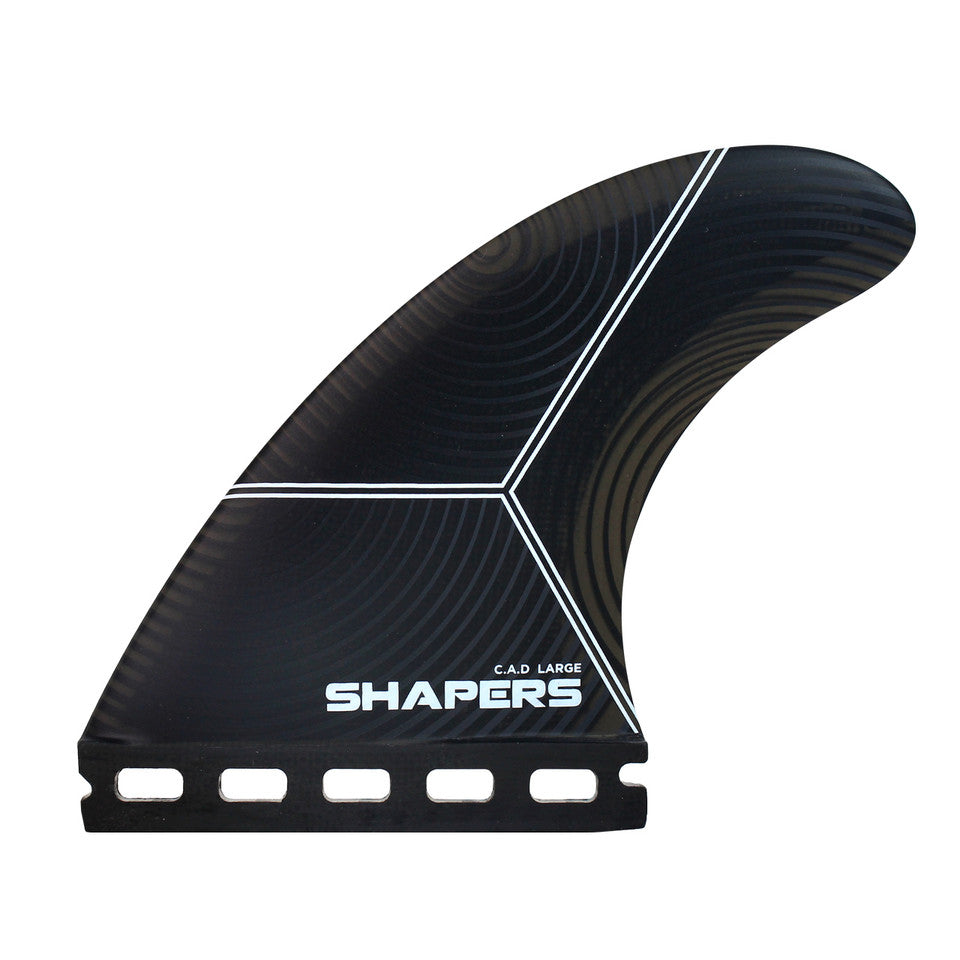 Fins SHAPERS C.A.D. Airlite Large Thruster Fins - Single tab 