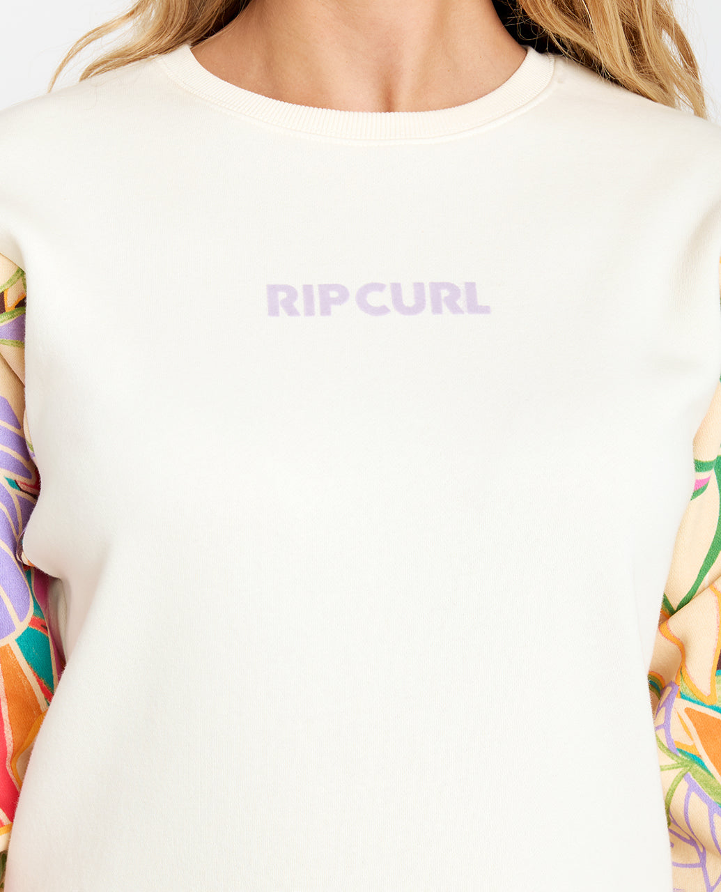 Camisola Rip Curl CREW WAVY PRINT SLEEVES 