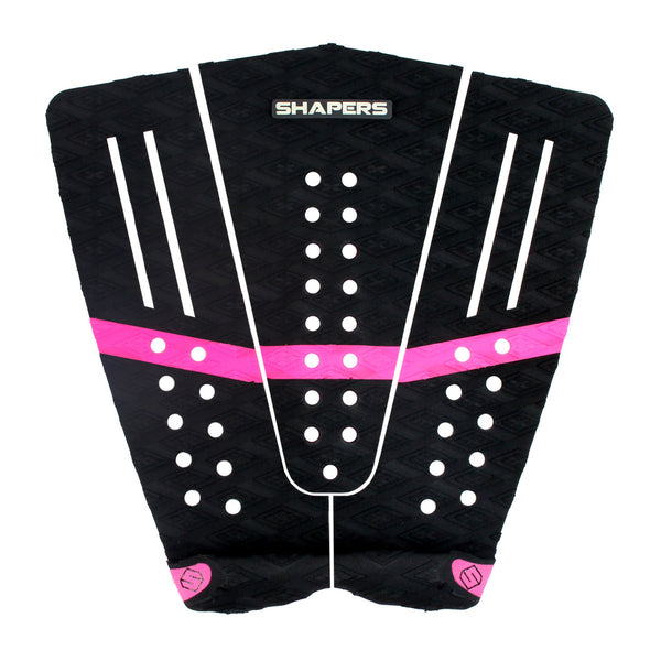 Deck SHAPERS Grom Series Tail Pad Black/Pink 