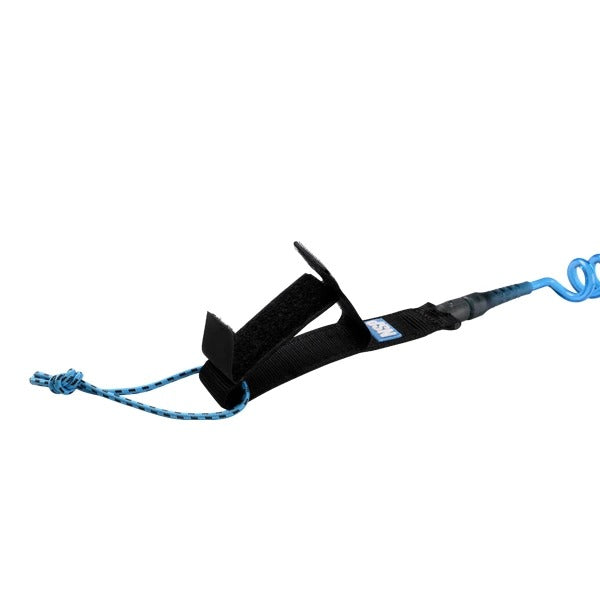 Leash NSP SUP Coil Leash 10FT 7MM Basf Blue 
