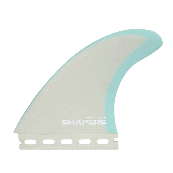 Fins SHAPERS Performer 2.1 Proglass ML Thruster Fins - Single tab 