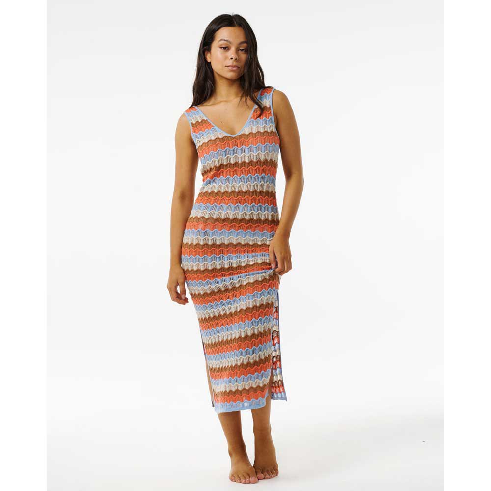 SANTORINI SUN CROCHET DRESS-Rip Curl