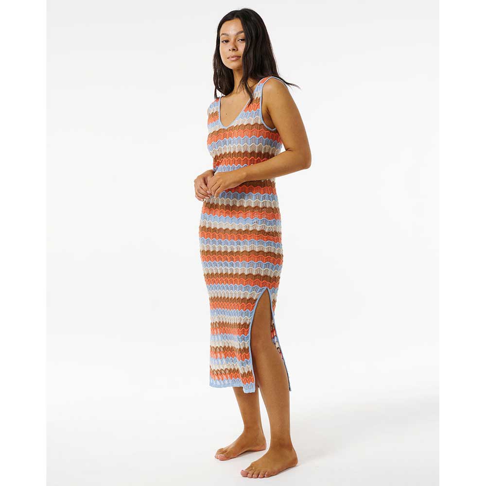 SANTORINI SUN CROCHET DRESS-Rip Curl