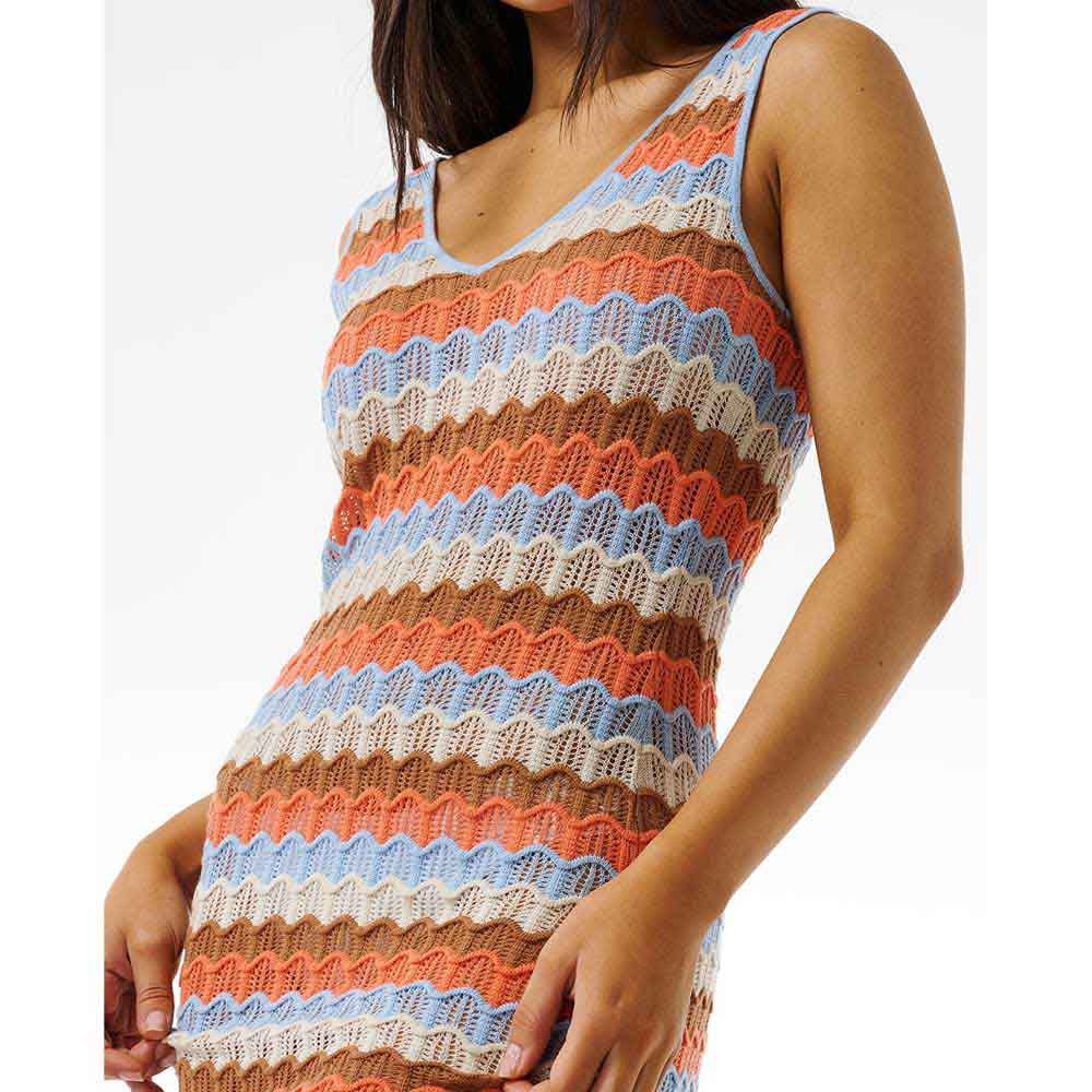 SANTORINI SUN CROCHET DRESS-Rip Curl