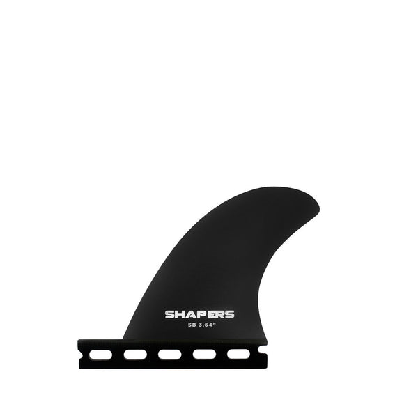  SHAPERS Side Bites 3.64'' Fins Longboard Single tab Black 