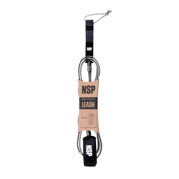 Leash NSP Surf Leash 6FT 7MM Black 