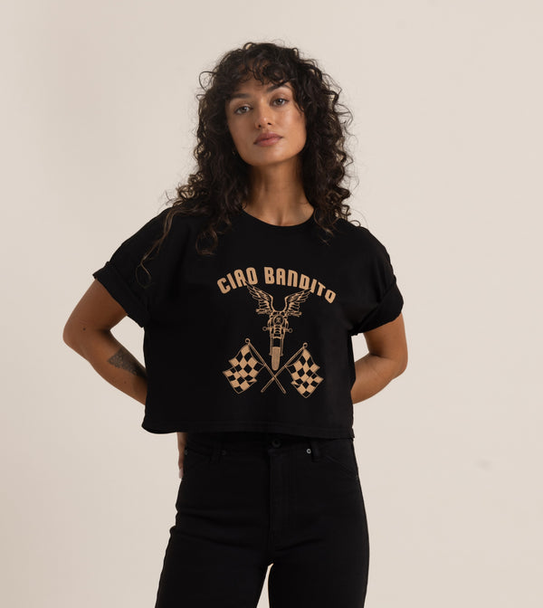 CIAO CROPPED BOXY TEE-The Roark Revival