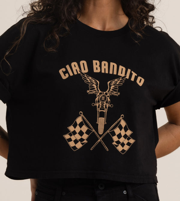 CIAO CROPPED BOXY TEE-The Roark Revival