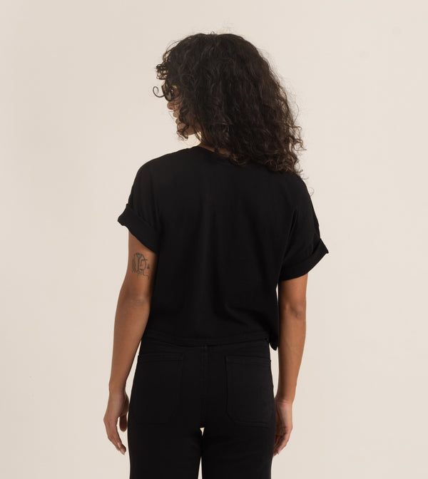 CIAO CROPPED BOXY TEE-The Roark Revival