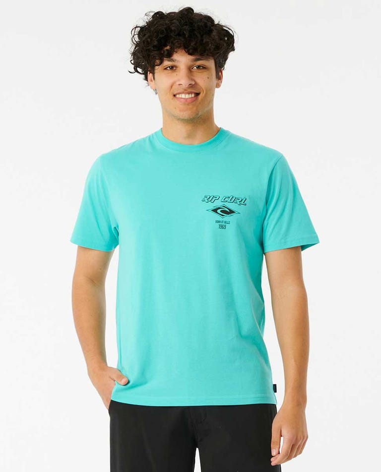 Rip Curl - T-shirt de Homem - FADE OUT ICON TEE - Wavesensations - Online Surf Shop