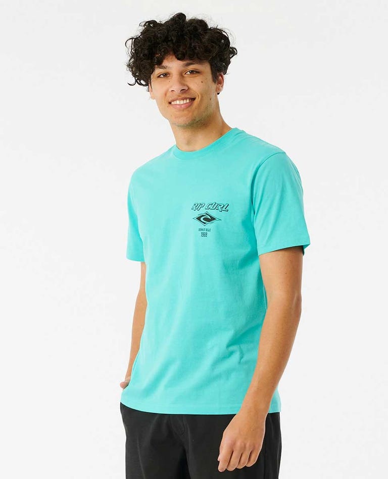 Rip Curl - T-shirt de Homem - FADE OUT ICON TEE - Wavesensations - Online Surf Shop