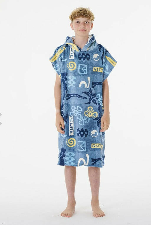 Poncho Rip Curl BOY  HOODED PRINT TOWEL 